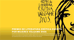 Desktop Screenshot of premioliteraturavalgamedios.com